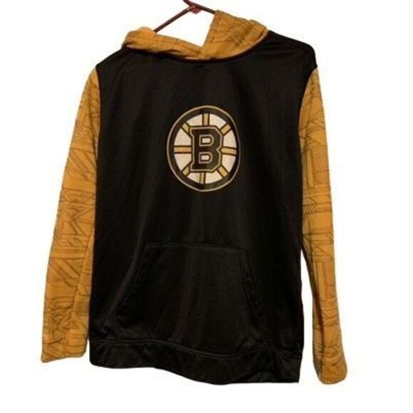 Boston Bruins Size Youth XL 16/18 Polyester Hoodie - Picture 1 of 4